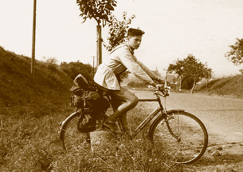 Jörg auf dem Fahrrad